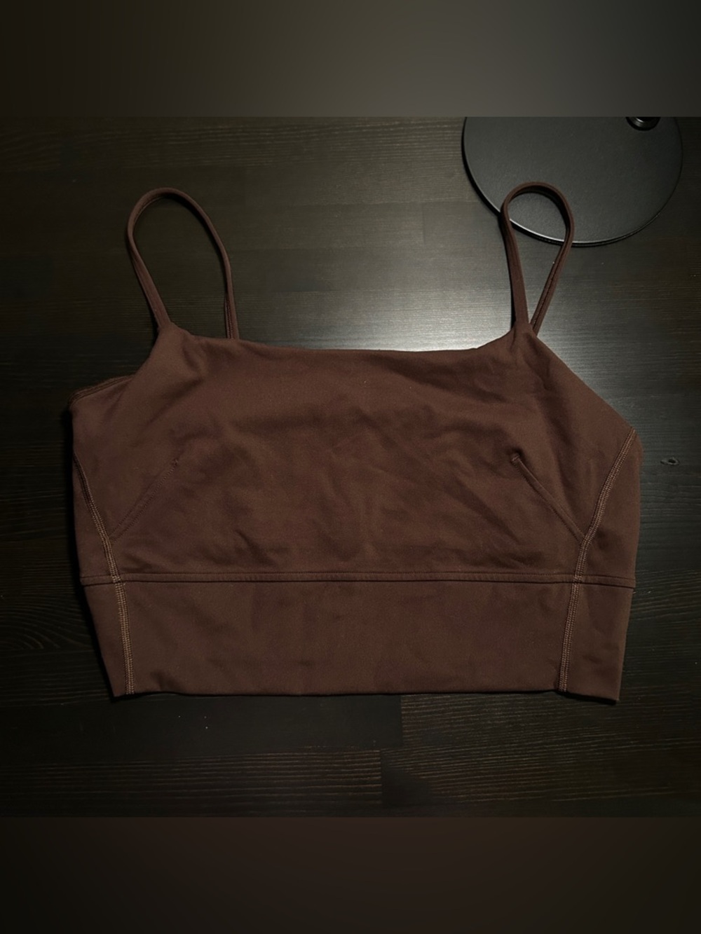 Lululemon Wunder Train Strappy Tank Top -- Espresso (size 12)
